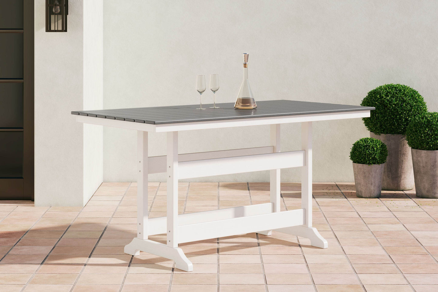 Transville - Counter Table W/Umb Opt - Forward Furniture