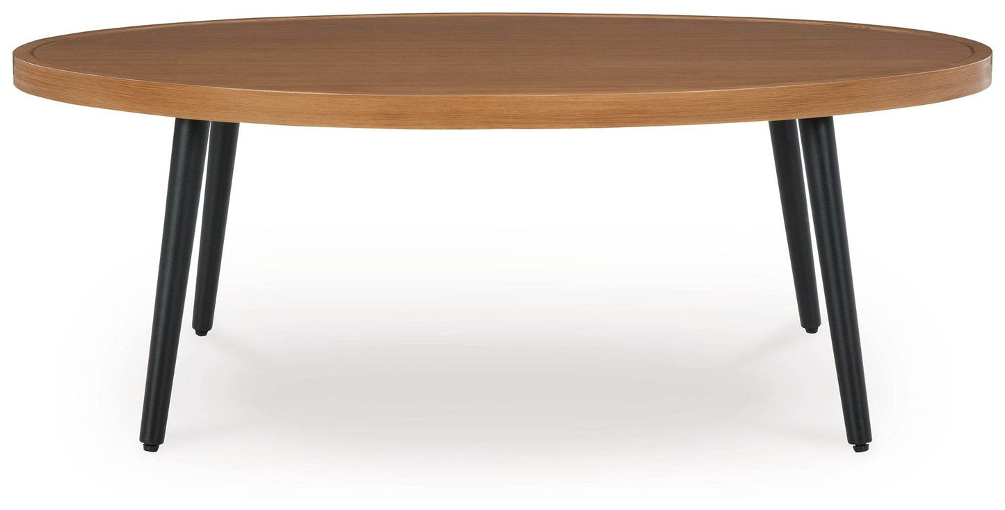 Horizon Hall - Two-tone Brown - Cocktail Table - Forward Furniture