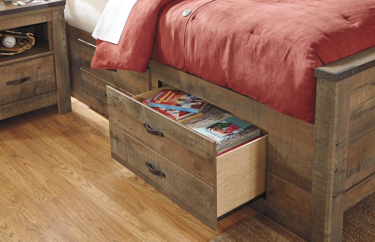 Trinell - Bookcase Bed With Storage - Forward Furniture