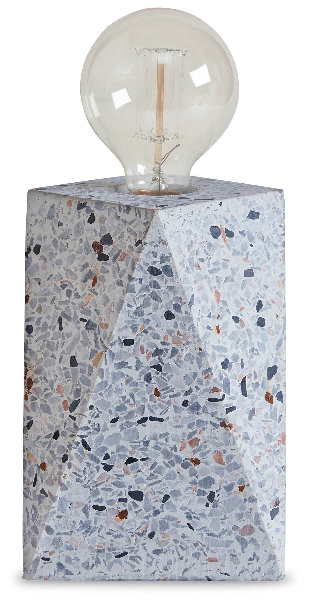 Maywick - White - Concrete Table Lamp - Forward Furniture
