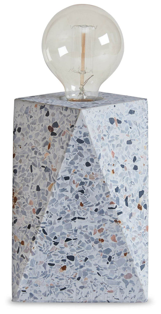 Maywick - White - Concrete Table Lamp - Forward Furniture