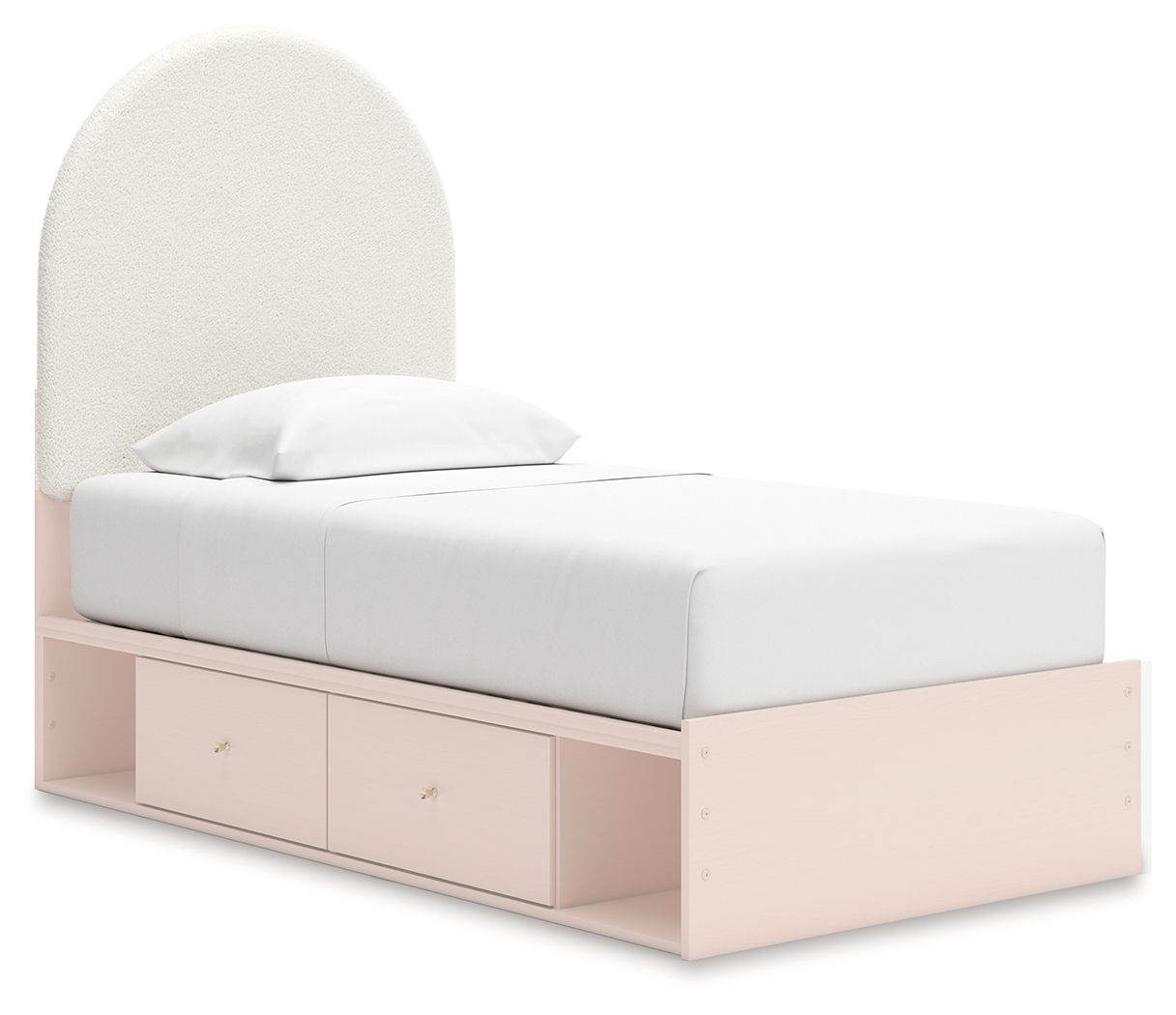 Wistenpine - Upholstered Panel Bed With Storage - Forward Furniture