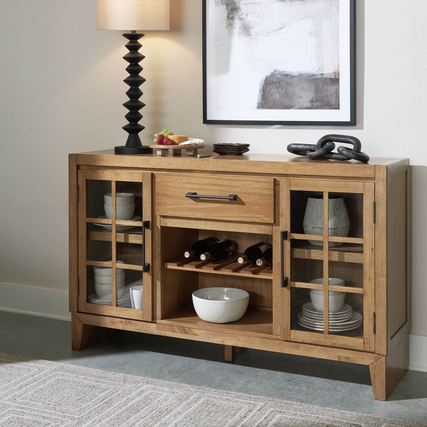 Sherbana - Light Brown - Dining Room Server - Forward Furniture
