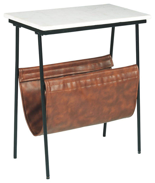 Etanbury - Brown / Black / White - Accent Table - Forward Furniture