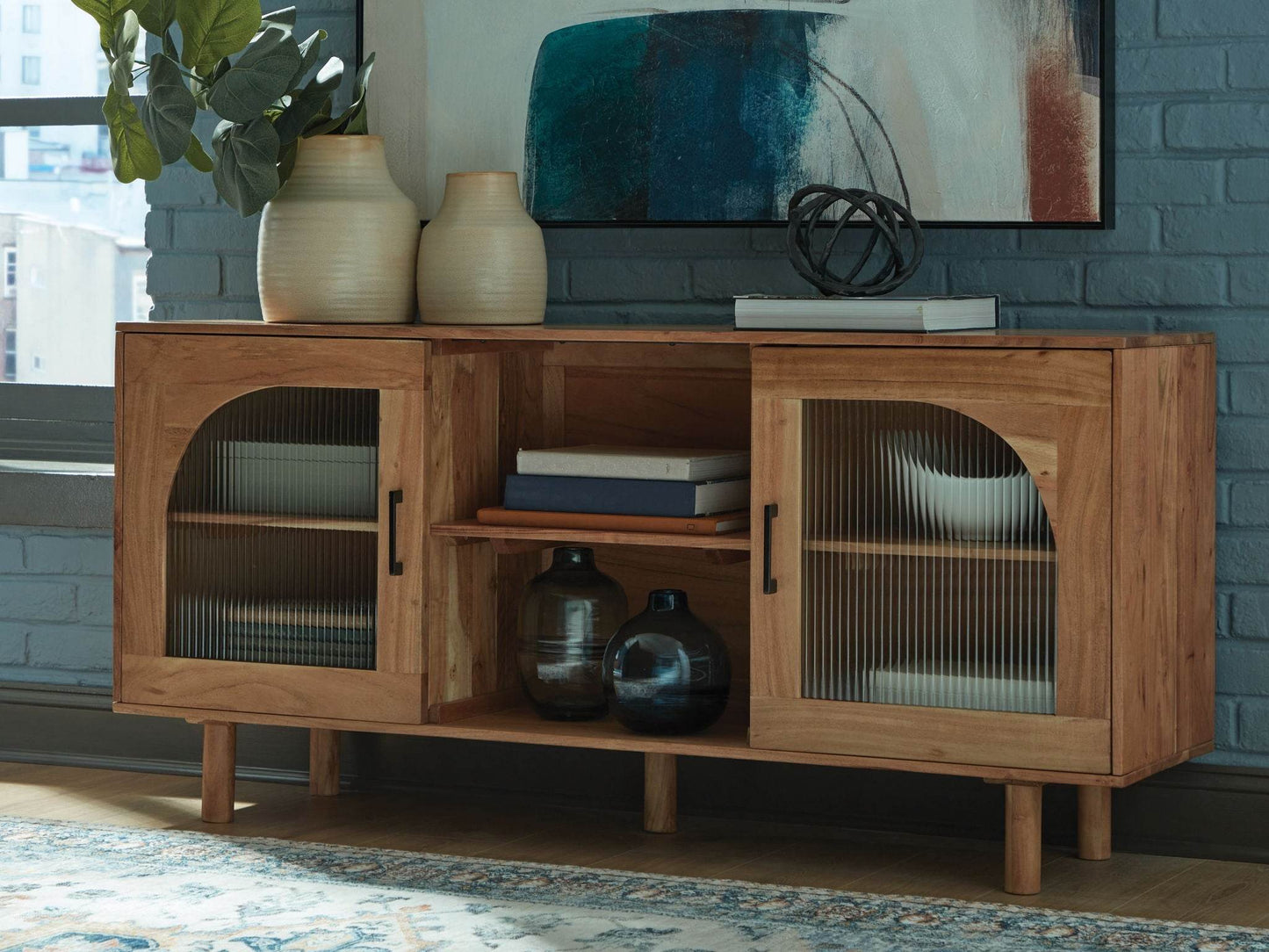 Adway - Natural Brown - Accent Cabinet - Forward Furniture