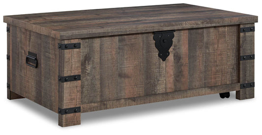 Hollum - Rustic Brown - Lift Top Cocktail Table - Forward Furniture