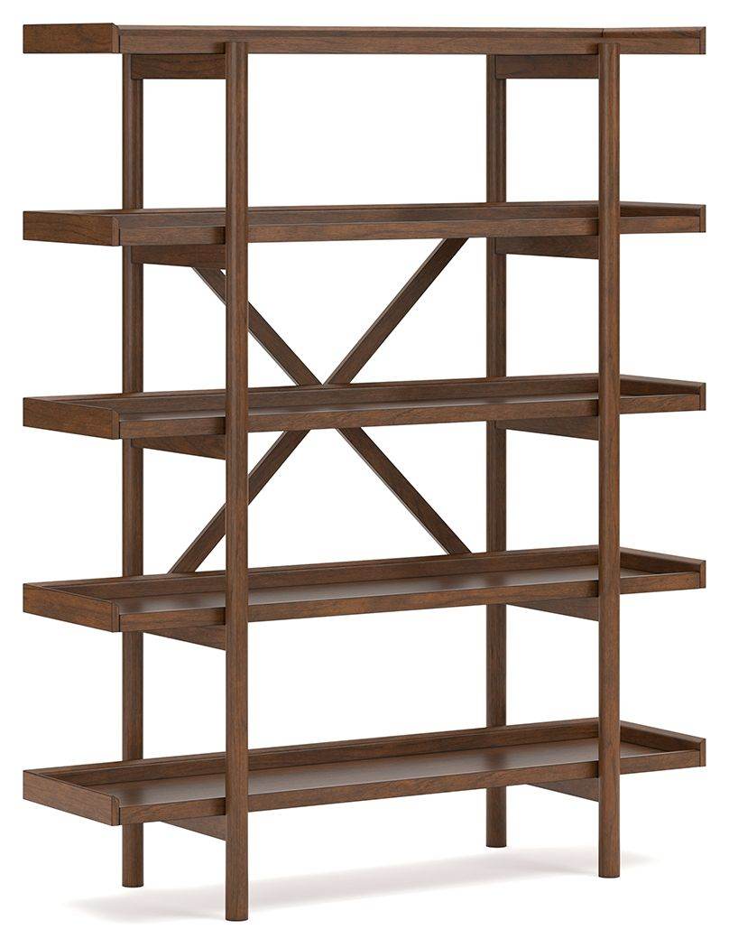 Lyncott - Brown - Bookcase - Forward Furniture