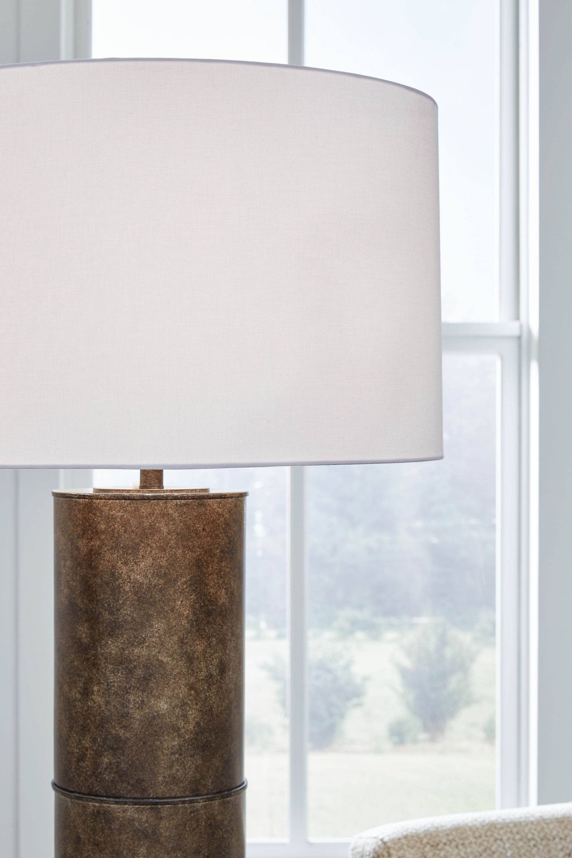 Jebson - Dark Bronze Finish - Metal Floor Lamp - Forward Furniture