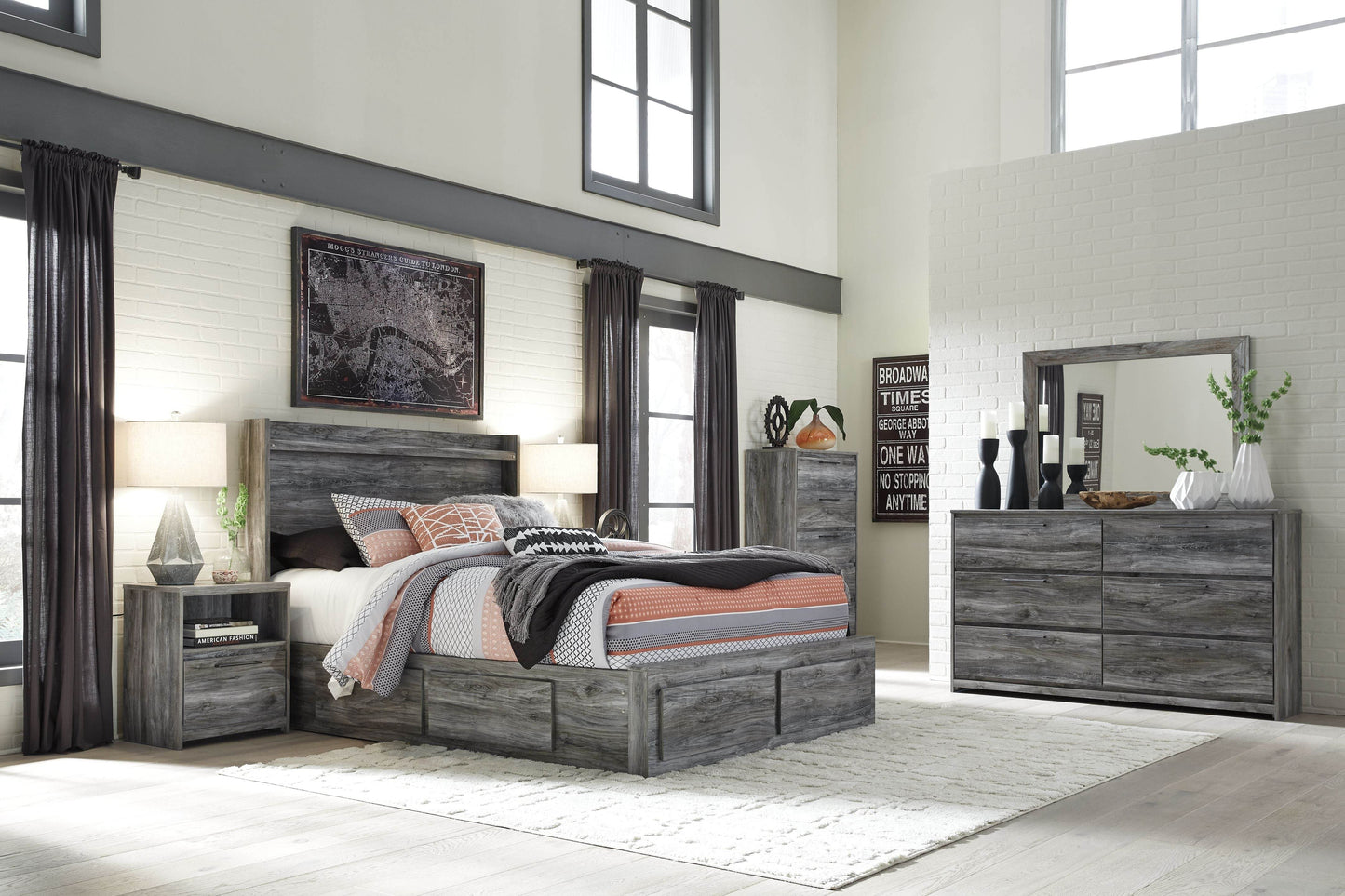 Baystorm - LED Panel Bed - Forward Furniture