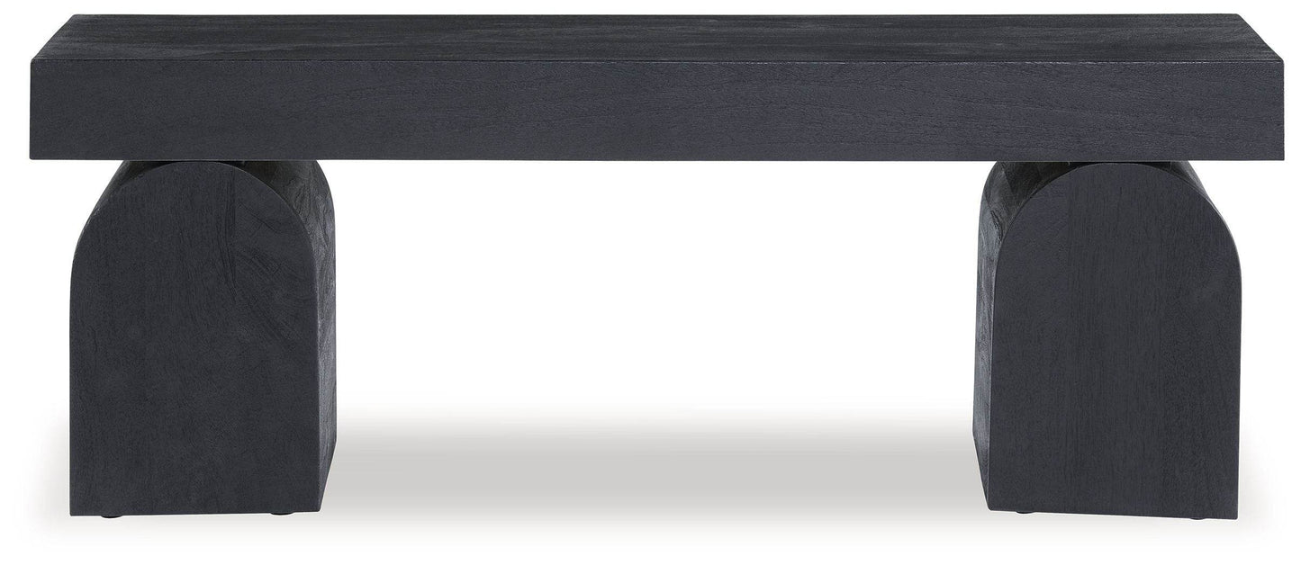 HoLGrove - Black - Accent Bench - Forward Furniture