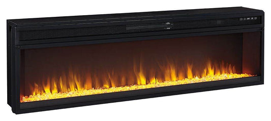 Entertainment Accessories - Black - Wide Fireplace Insert - Forward Furniture