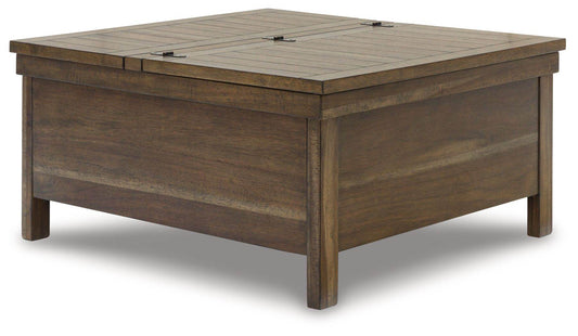 Moriville - Grayish Brown - Lift Top Cocktail Table - Forward Furniture