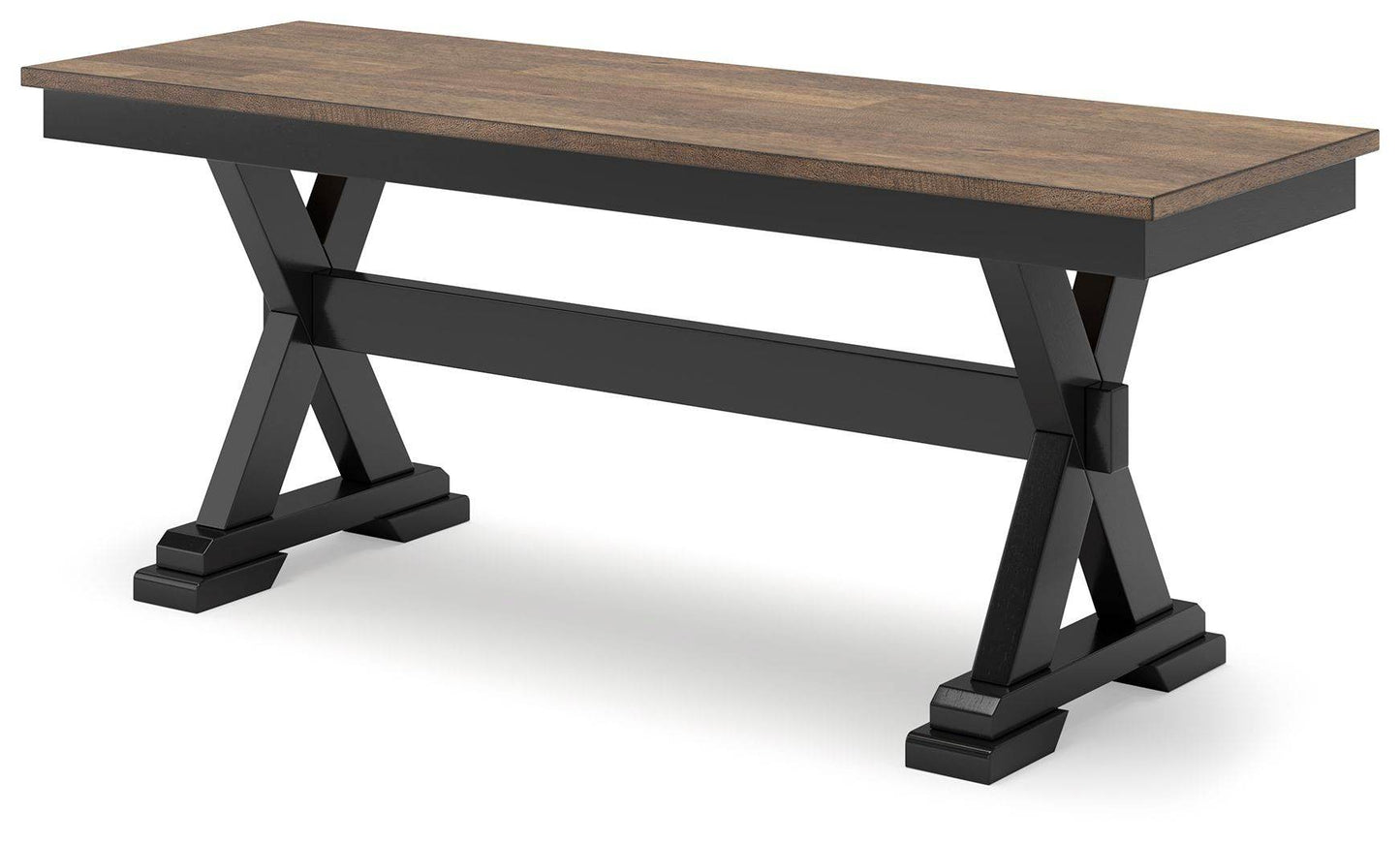 Wildenauer - Brown / Black - Large Dining Room Bench - Forward Furniture