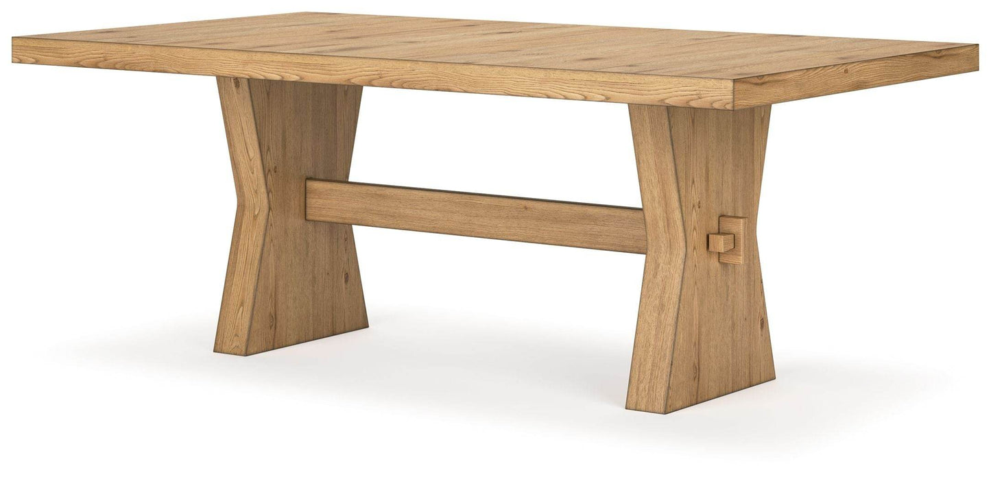 Galliden - Light Brown - Rectangular Dining Room Table - Forward Furniture