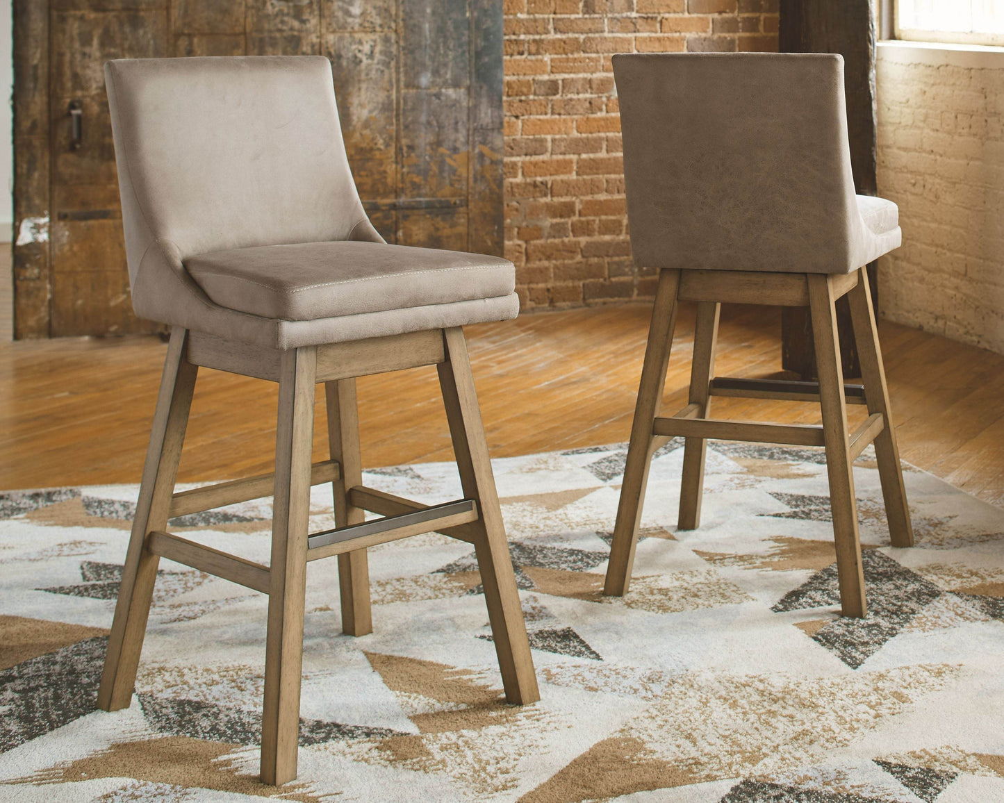 Tallenger - Swivel Barstool (Set of 2) - Forward Furniture
