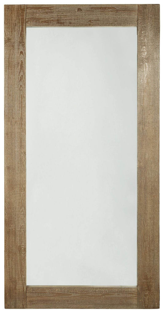 Waltleigh - Distressed Brown - Floor Mirror - Forward Furniture