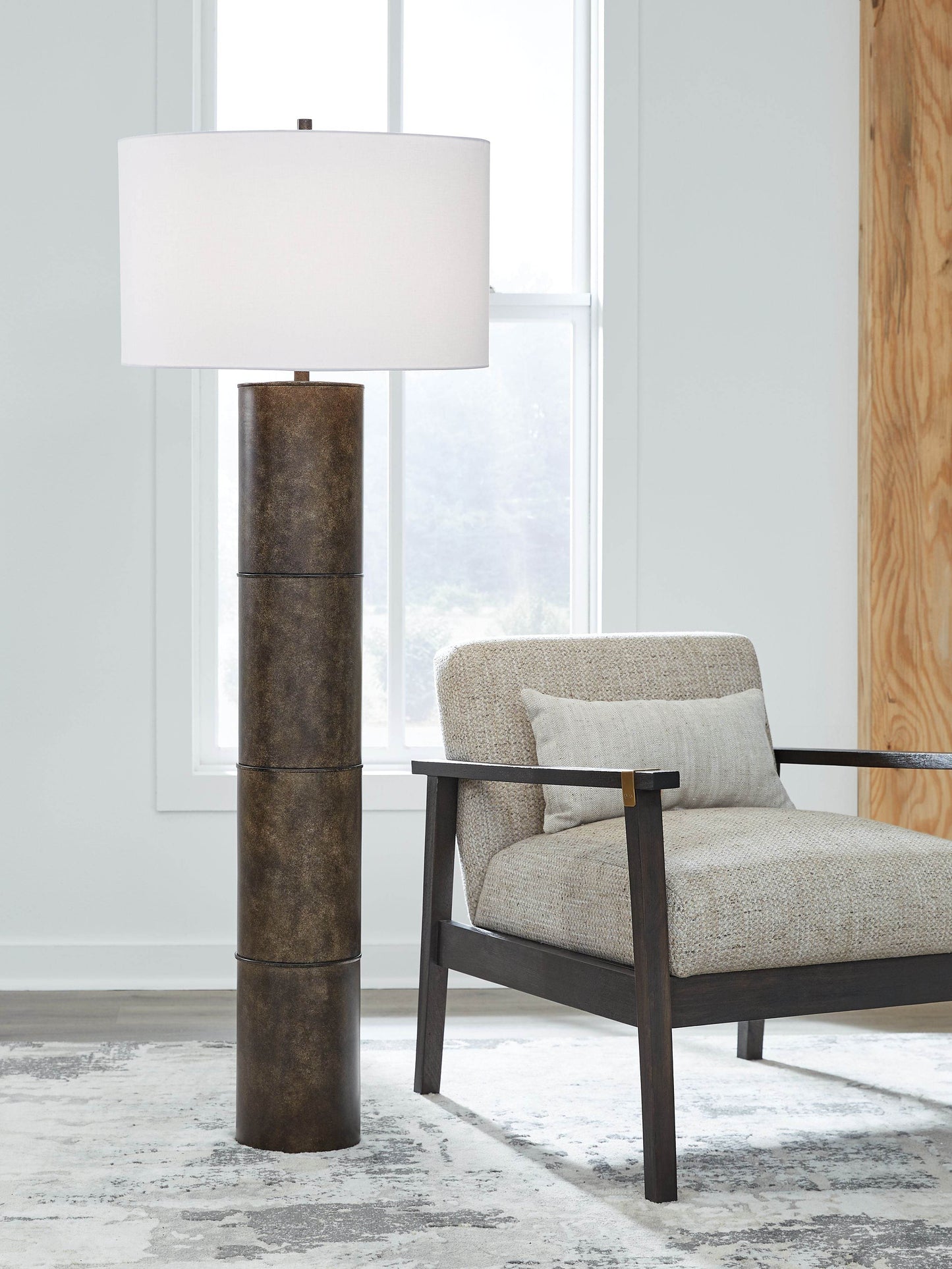 Jebson - Dark Bronze Finish - Metal Floor Lamp - Forward Furniture
