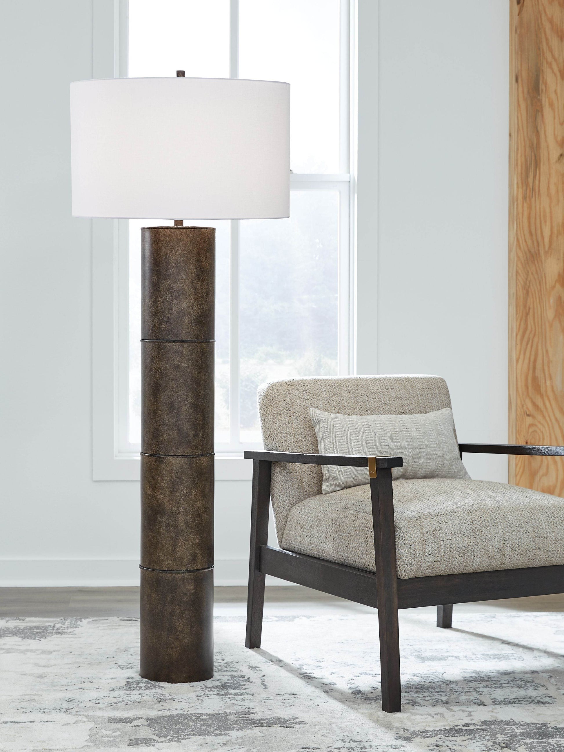 Jebson - Dark Bronze Finish - Metal Floor Lamp - Forward Furniture