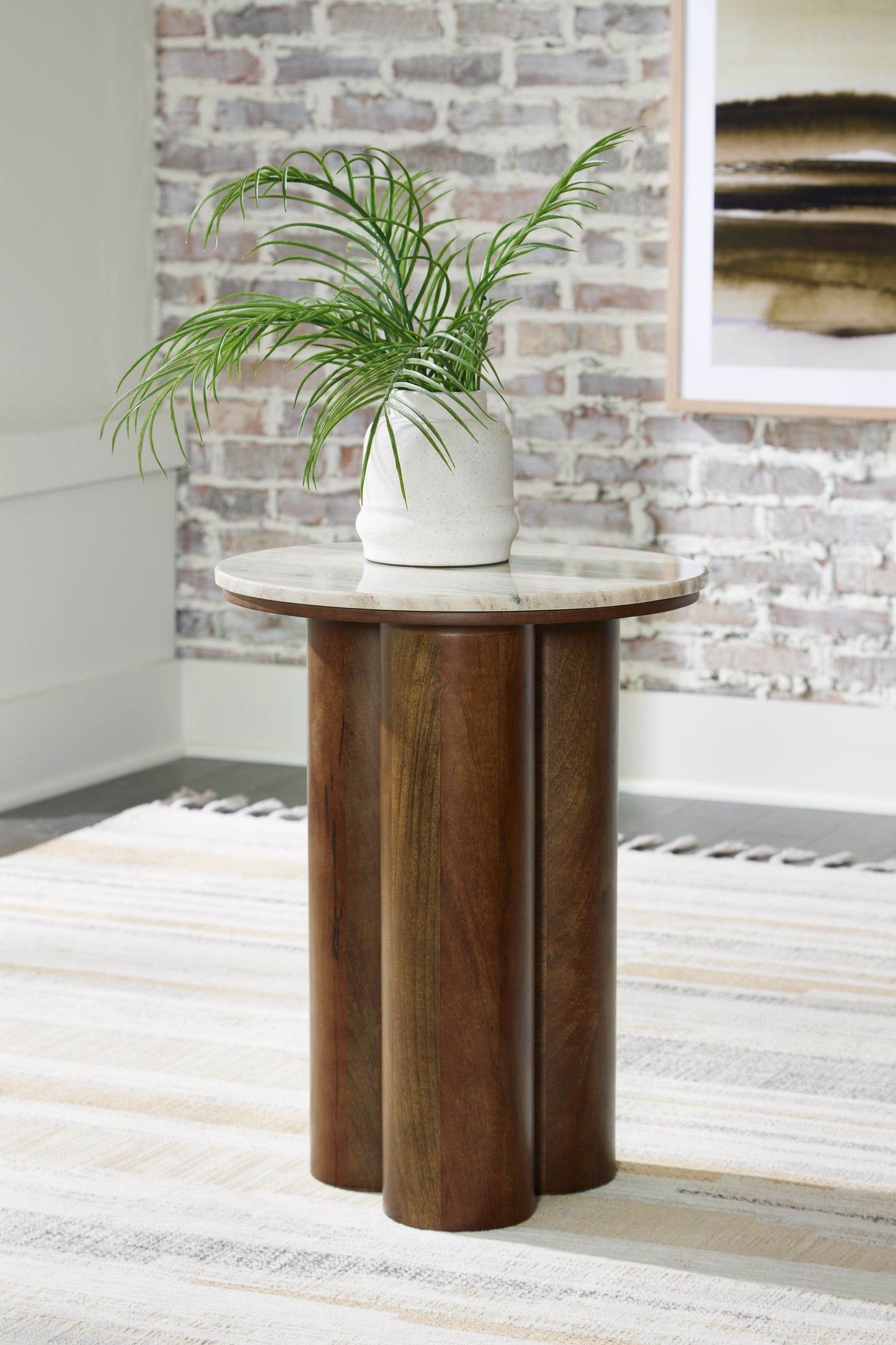 Henfield - Beige / Brown - Accent Table - Forward Furniture