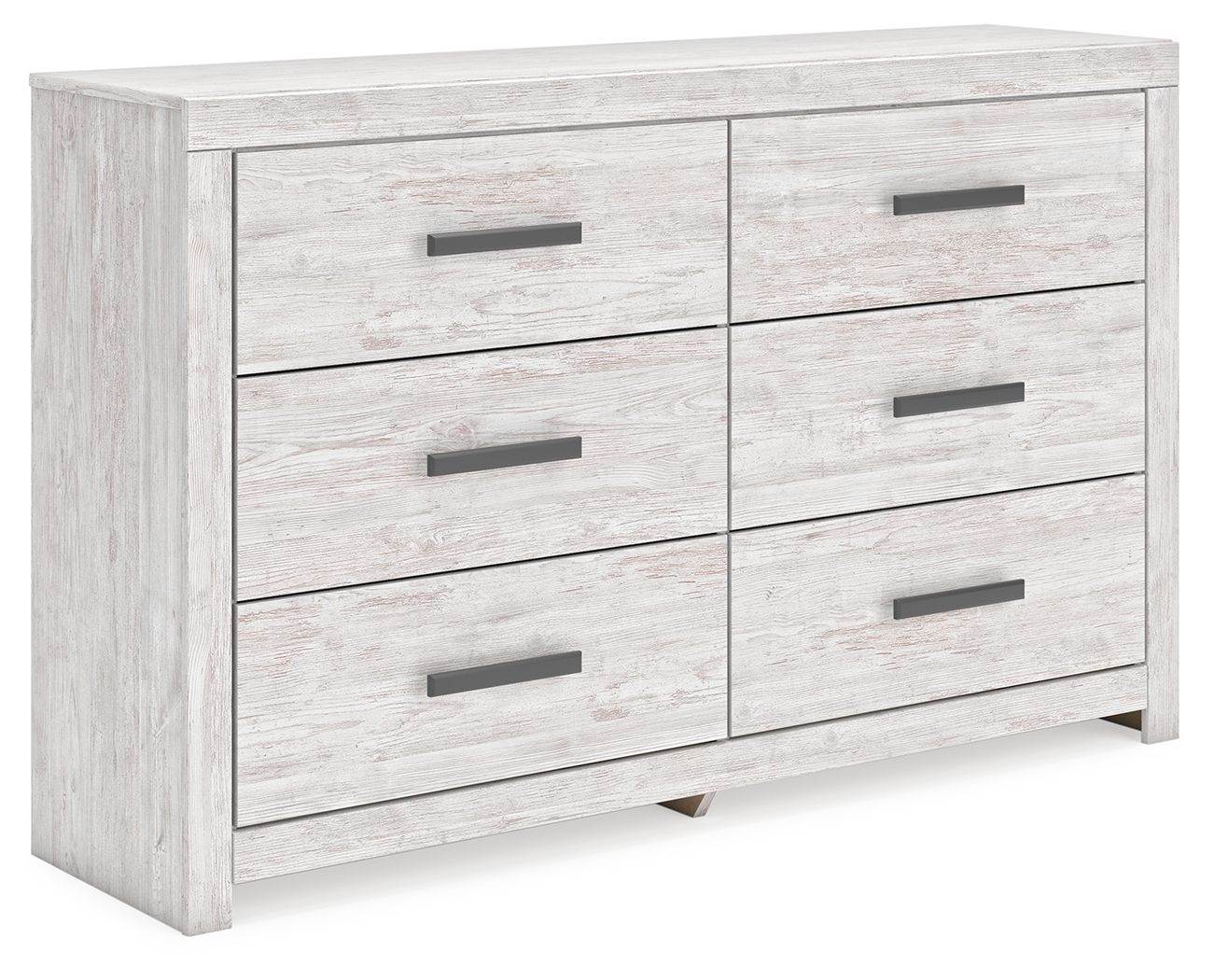 Cayboni - Whitewash - Six Drawer Dresser - Forward Furniture
