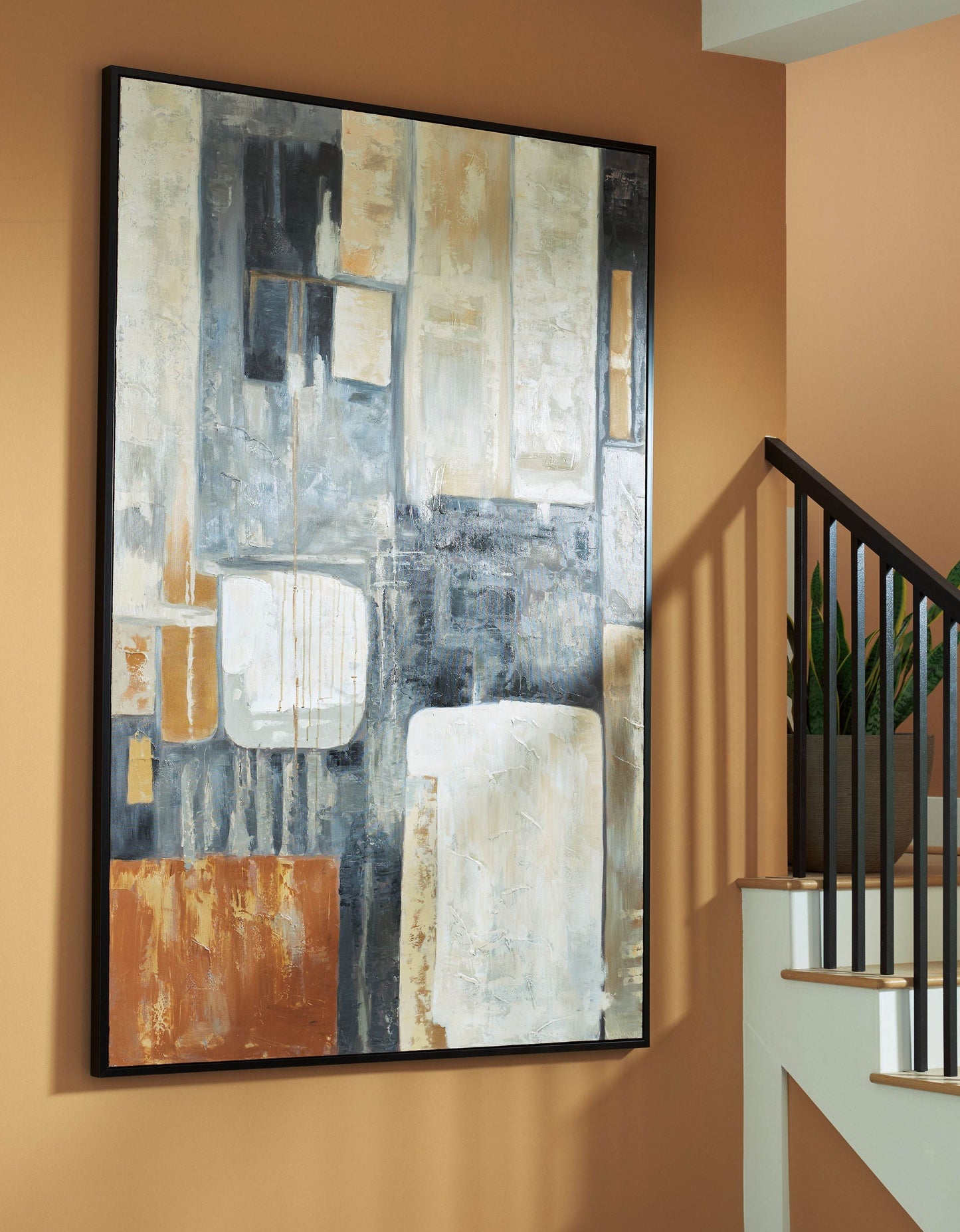 Howford - Brown / Black / Gray - Wall Art - Forward Furniture