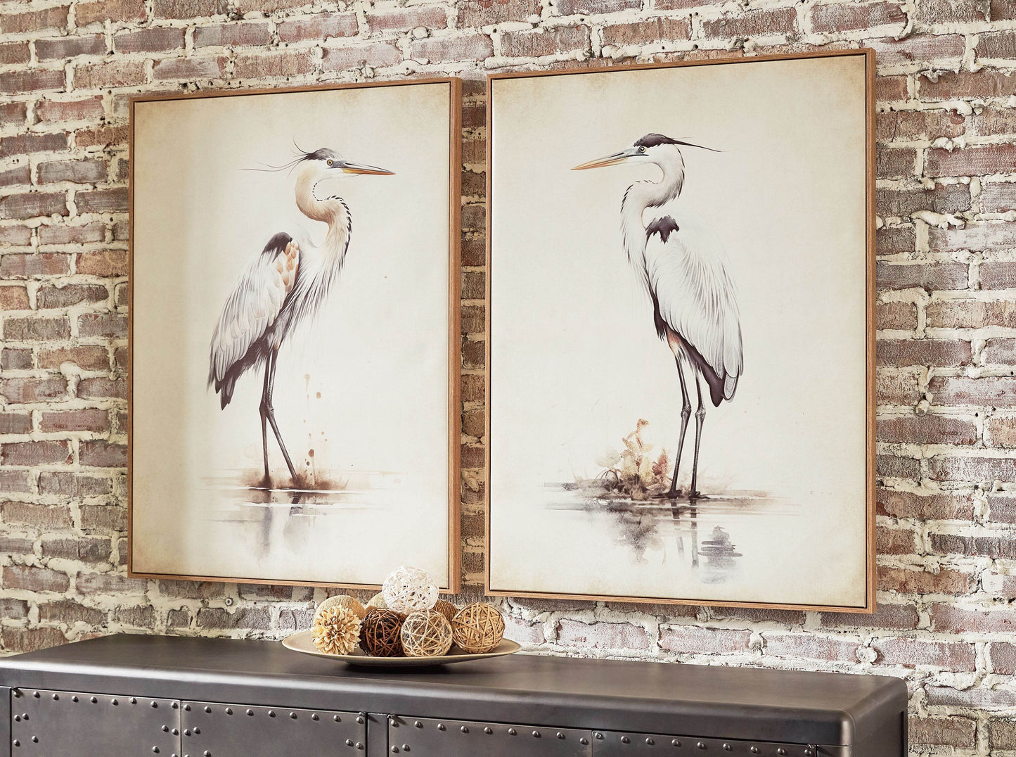 Aubinell - Beige - Wall Art Set (Set of 2) - Forward Furniture