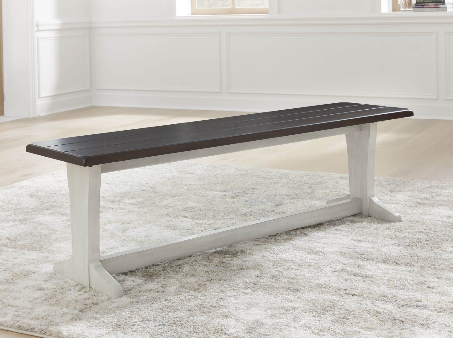 Darborn - Gray / Brown - Large Dining Room Bench - Forward Furniture