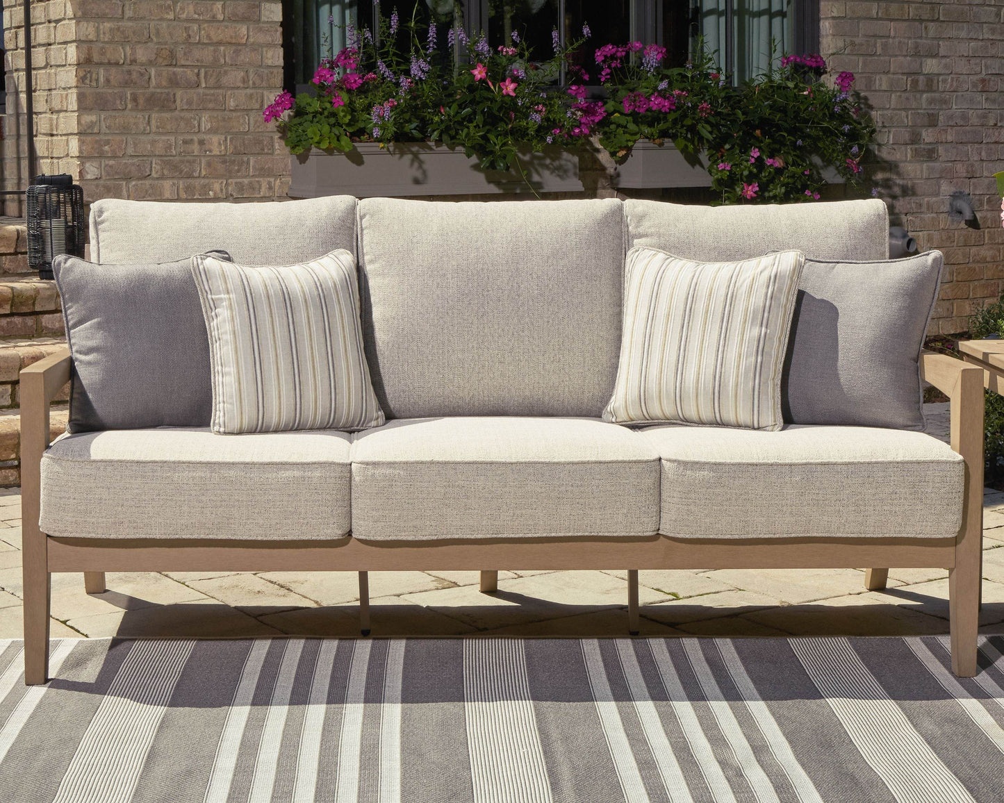 Hallow Creek - Driftwood - Sofa With Cushion - Forward Furniture