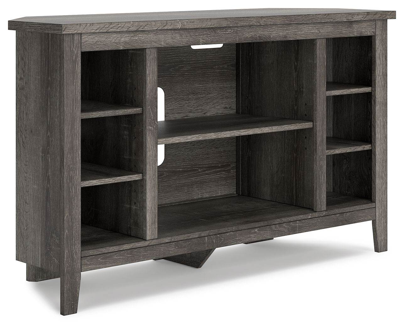 Arlenbry - Gray - Corner TV Stand/Fireplace Opt - Forward Furniture