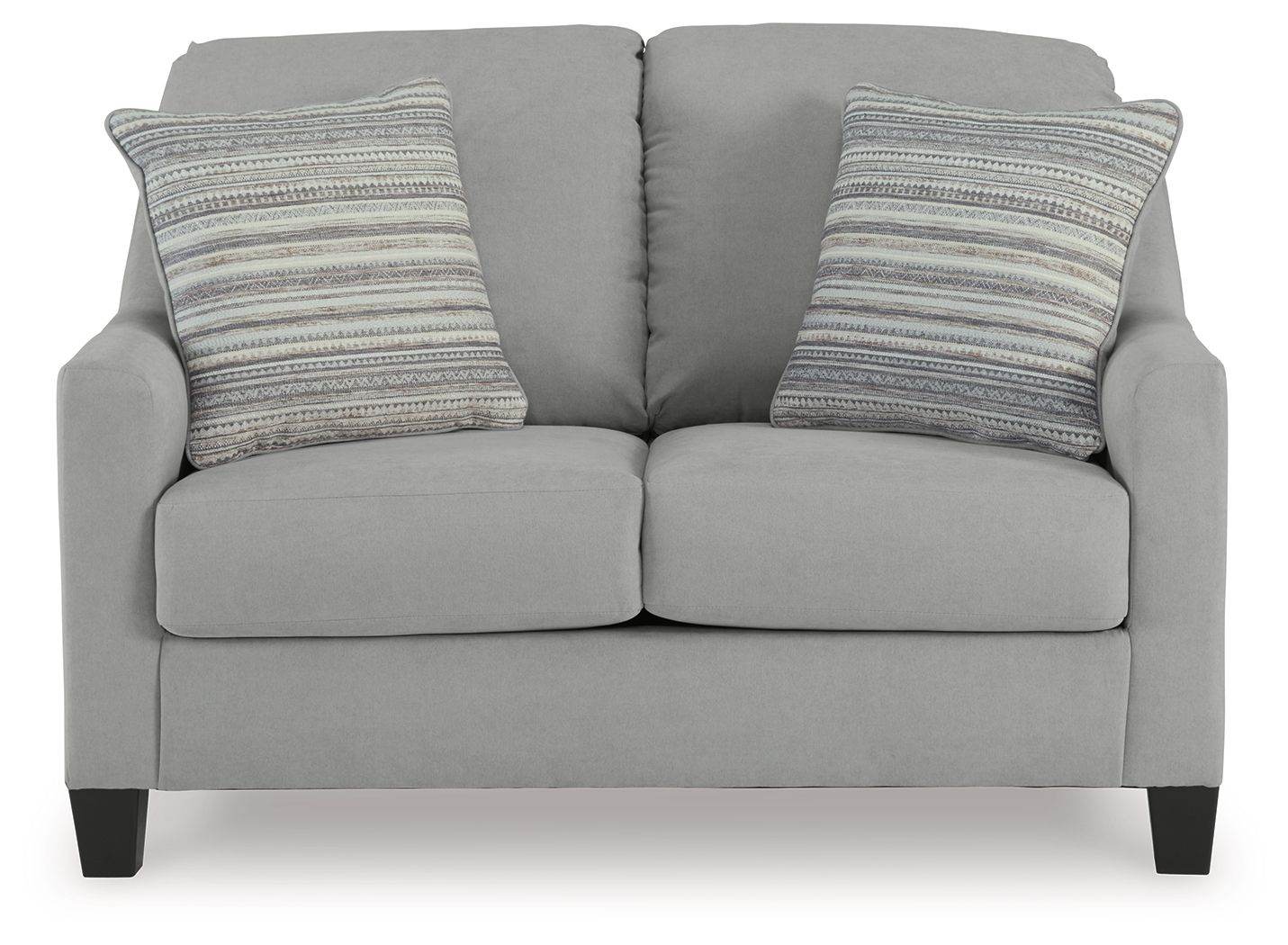 Adlai - Shadow - Loveseat - Forward Furniture
