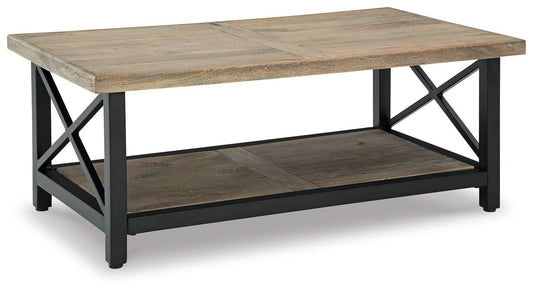 Bristenfort - Brown / Black - Rectangular Cocktail Table - Forward Furniture