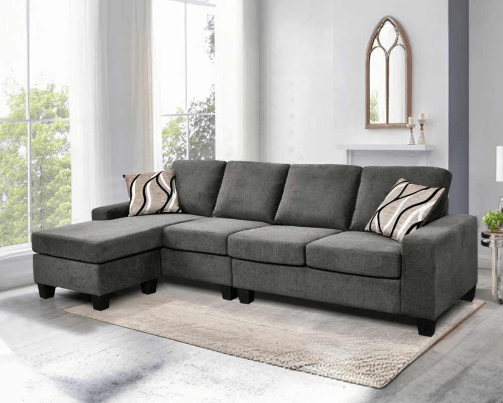Lauren Sectional With Reversible Chaise - Forward Furniture