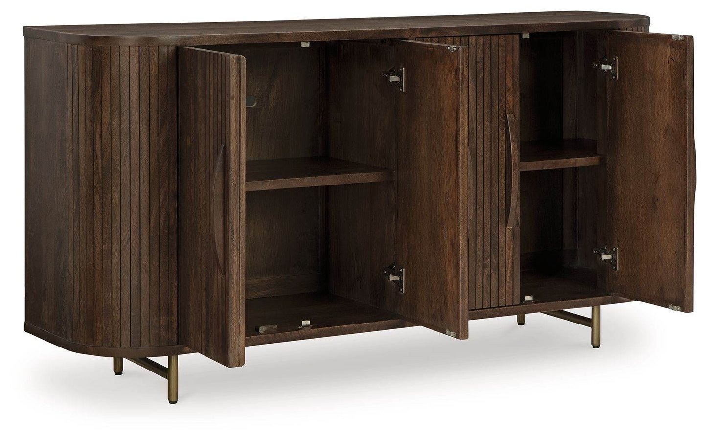 Amickly - Dark Brown - Accent Cabinet - Forward Furniture