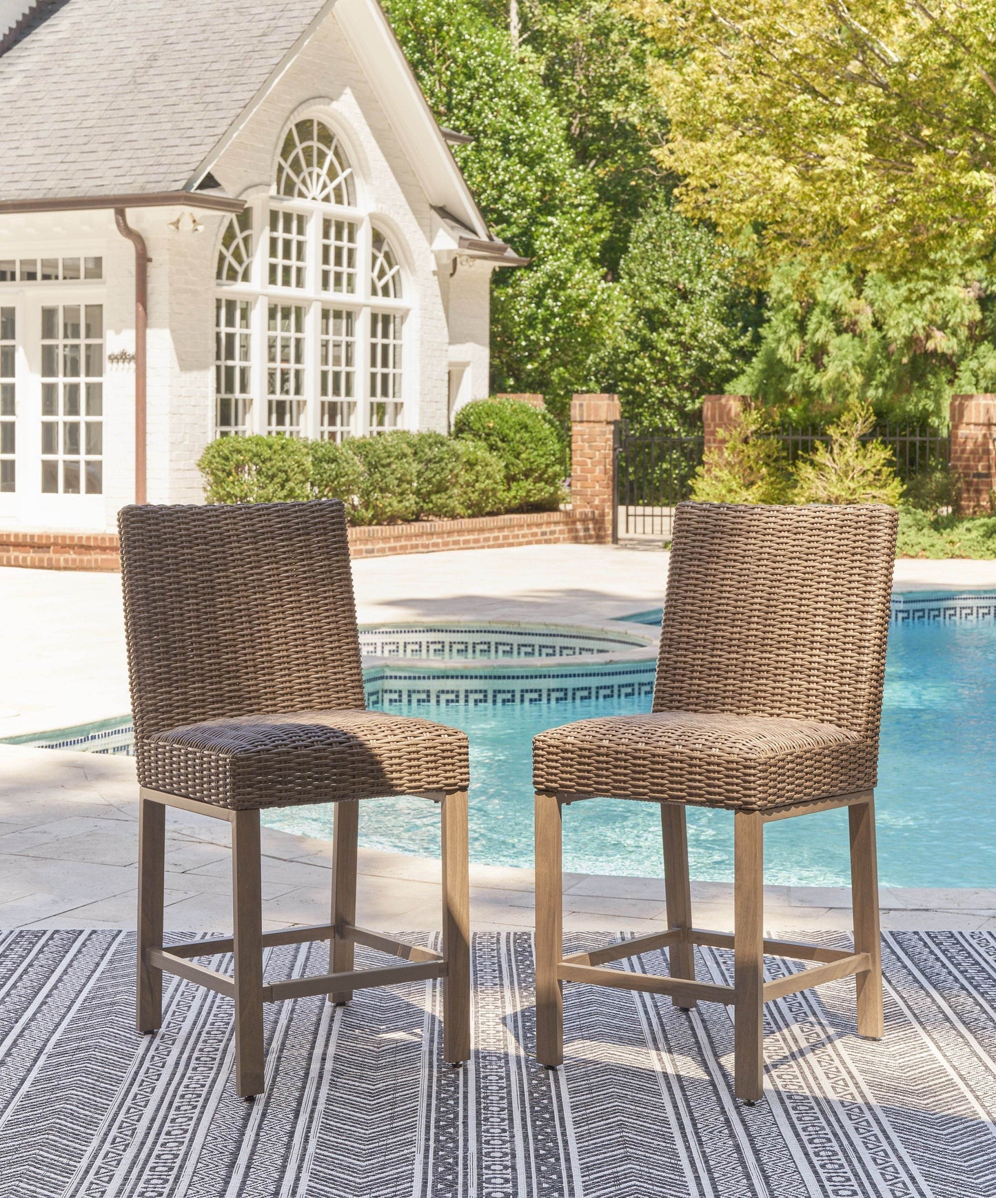 Walton Bridge - Driftwood - Barstool (Set of 2) - Forward Furniture