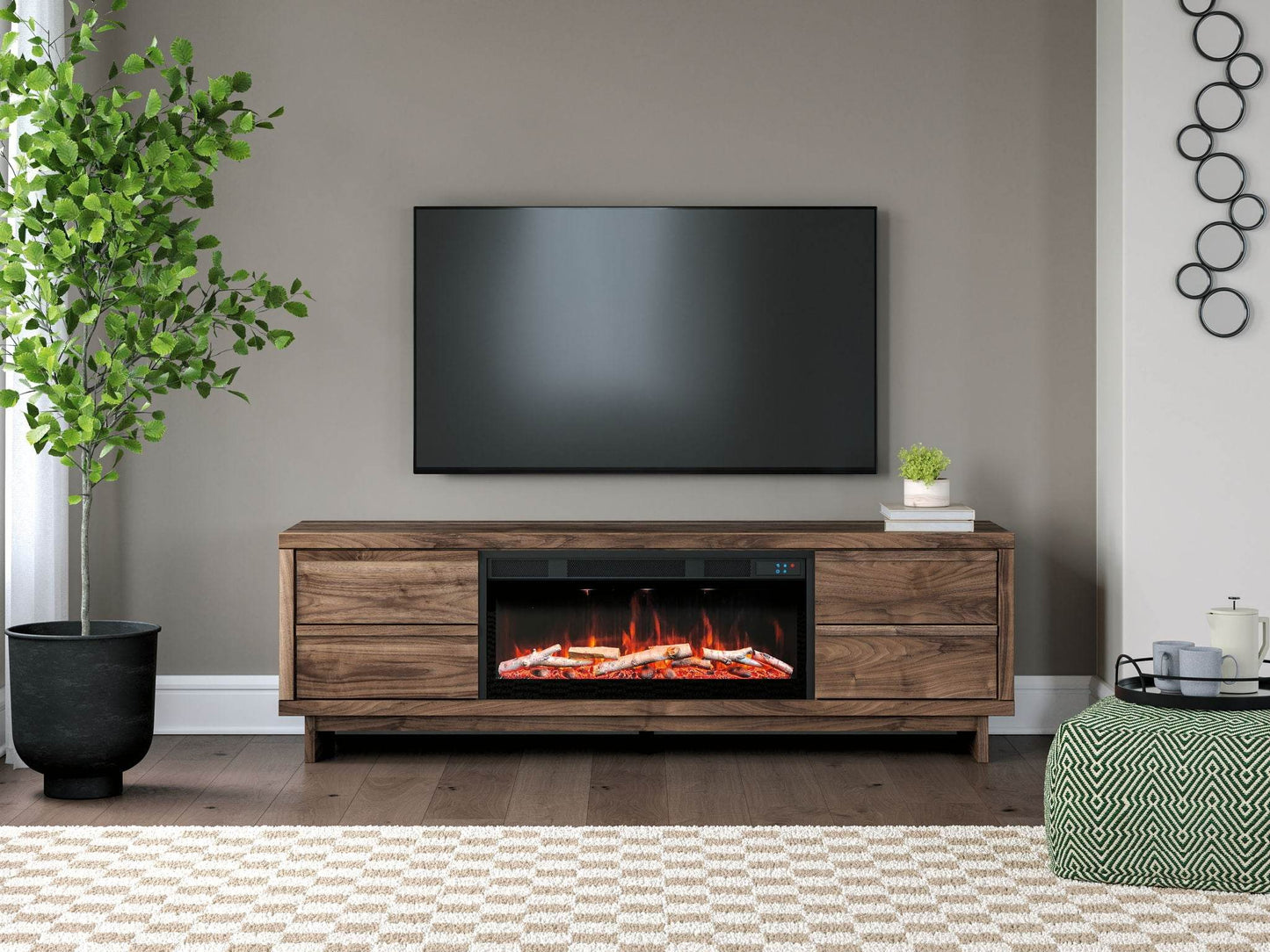Zadilyn - TV Stand With Fireplace Option - Forward Furniture