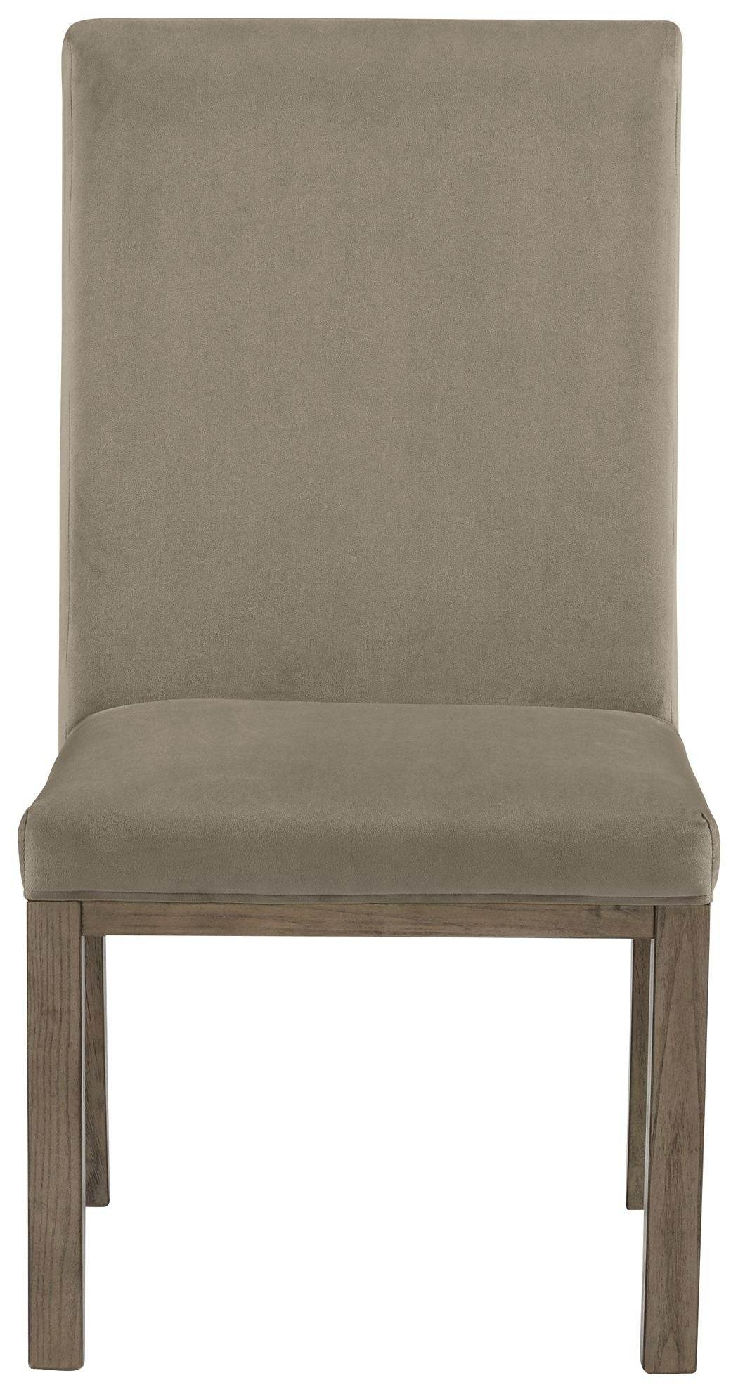Chrestner - Gray / Brown - Dining UPH Side Chair (Set of 2) - Forward Furniture