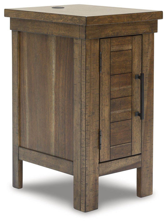 Moriville - Grayish Brown - Chair Side End Table - Forward Furniture