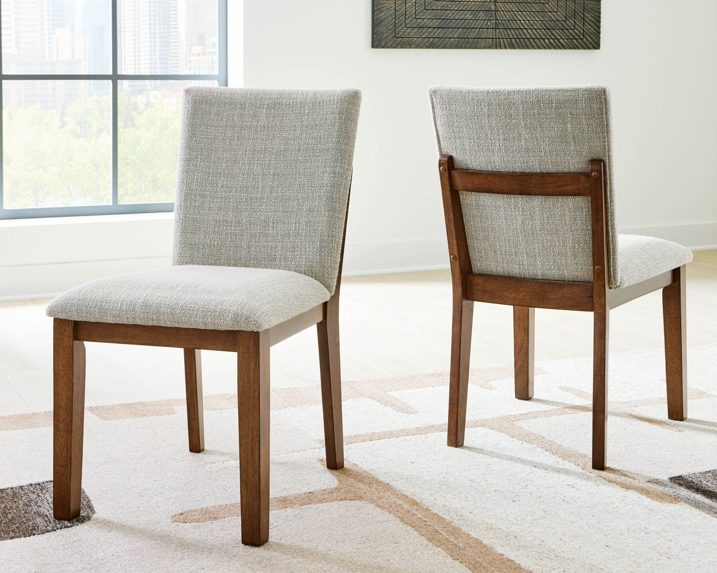 Kraeburn - Beige / Brown - Dining Upholstered Side Chair (Set of 2) - Forward Furniture