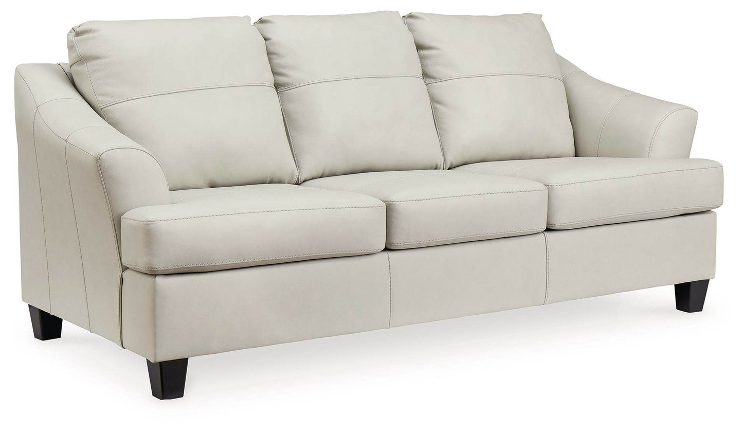 Genoa - Coconut - Sofa - Leather Match - Forward Furniture