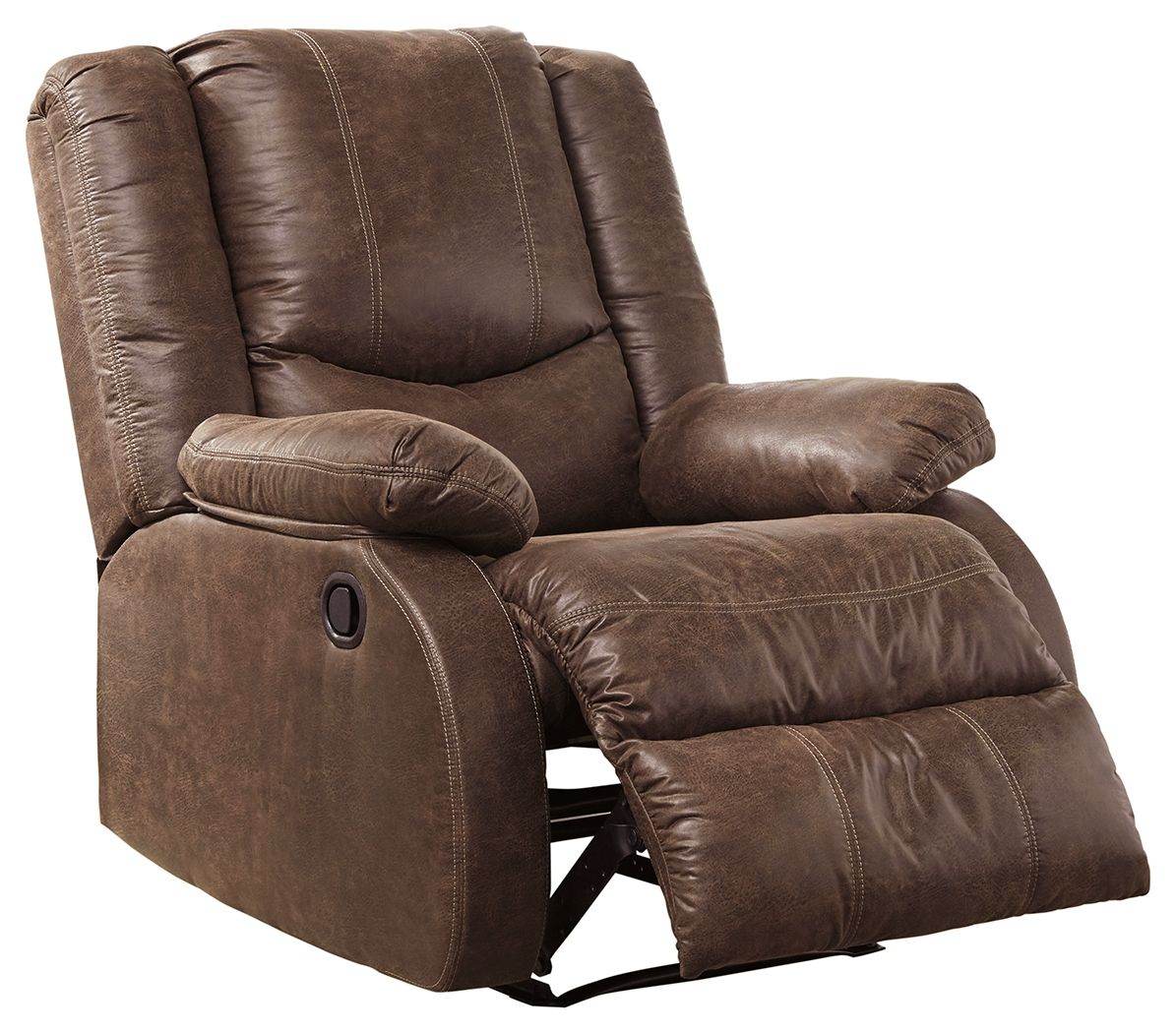 Bladewood - Coffee - Zero Wall Recliner - Faux Leather - Forward Furniture