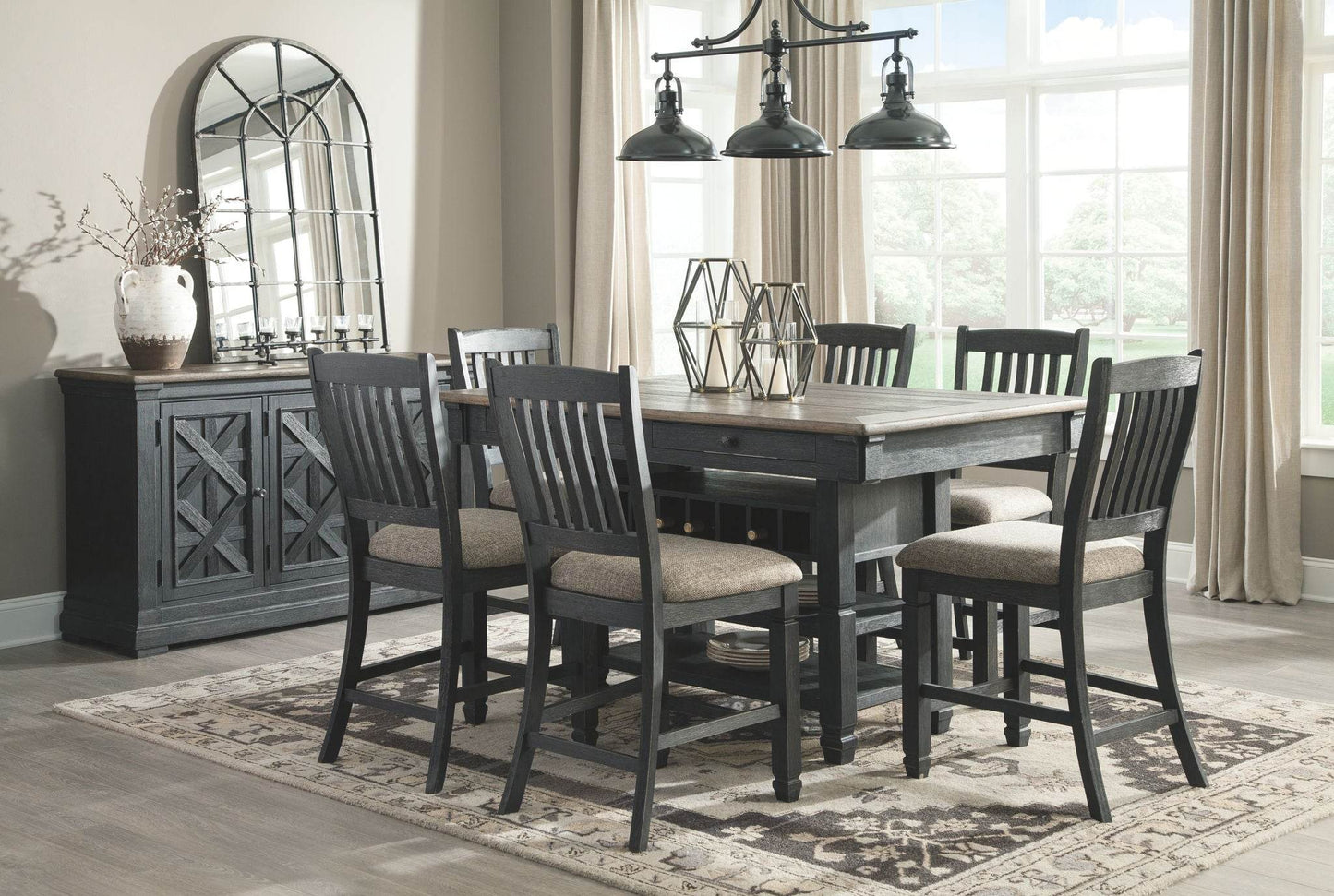 Tyler Creek - Black / Gray - Dining Room Server - Forward Furniture