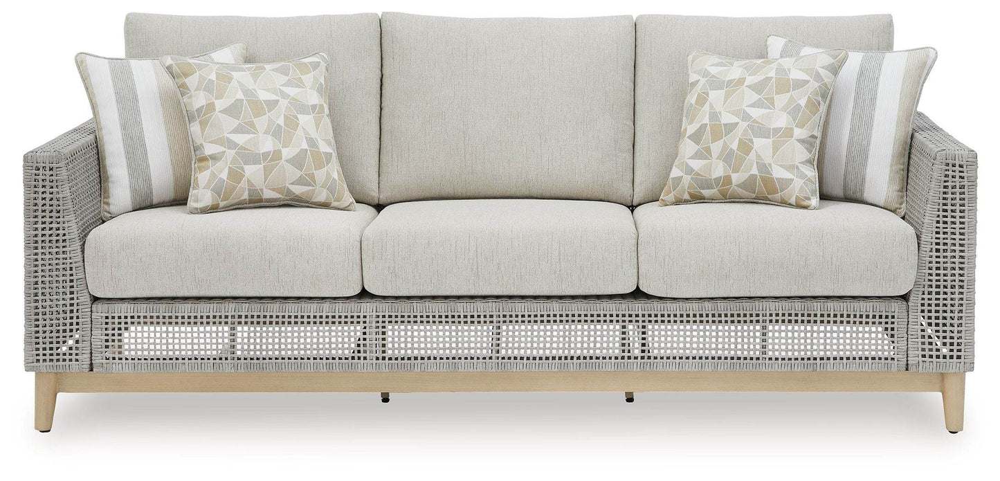 Seton Creek - Gray - Sofa With Cushion - Forward Furniture