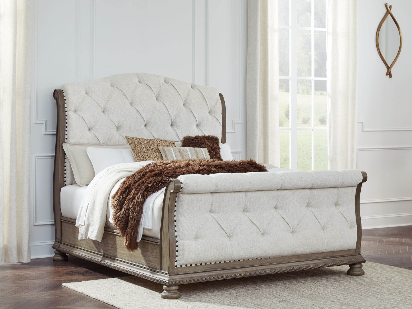Ardenfield - Upholstered Sleigh Bed - Forward Furniture