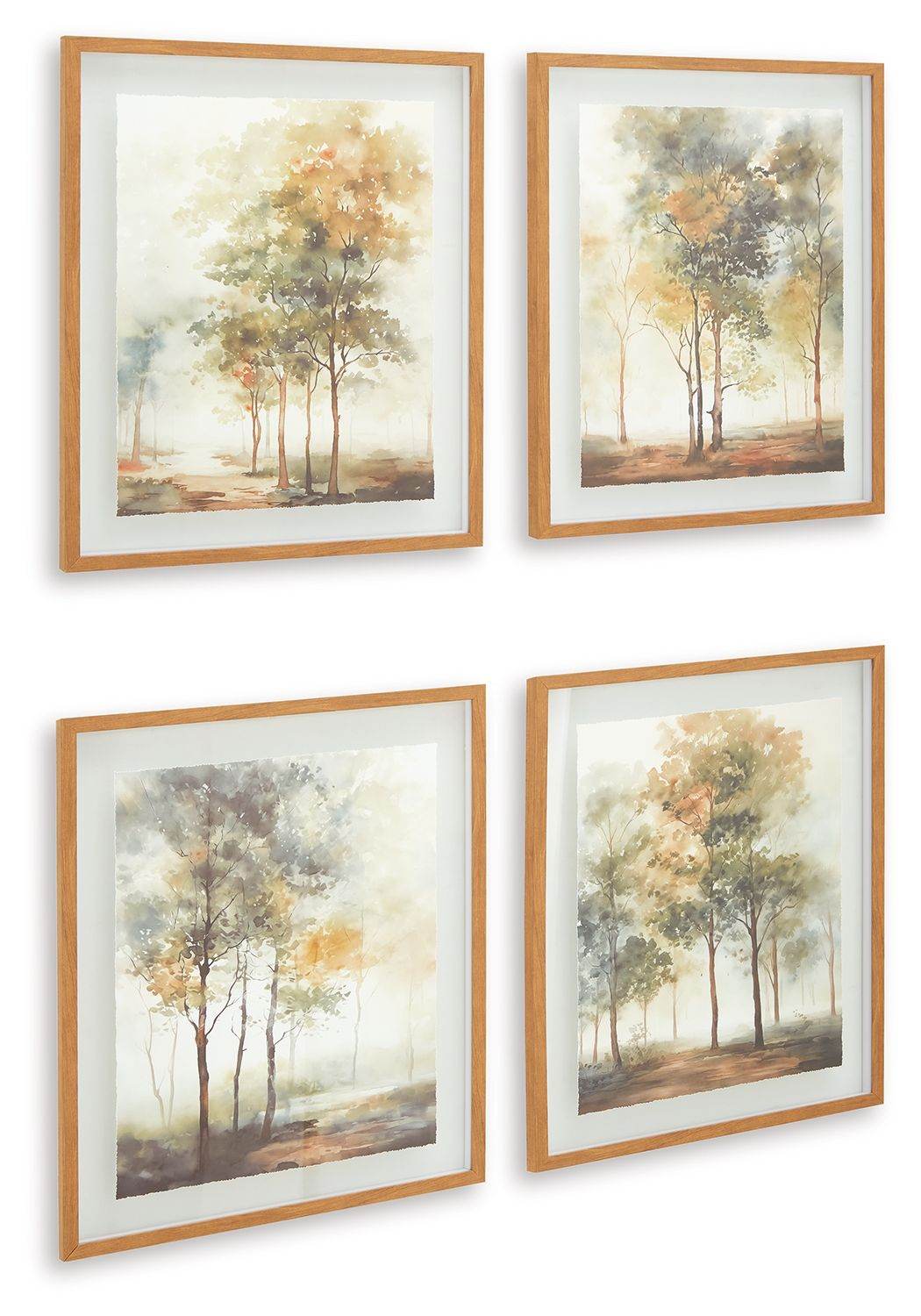 Bryneford - Multi - Wall Art Set (Set of 4) - Forward Furniture