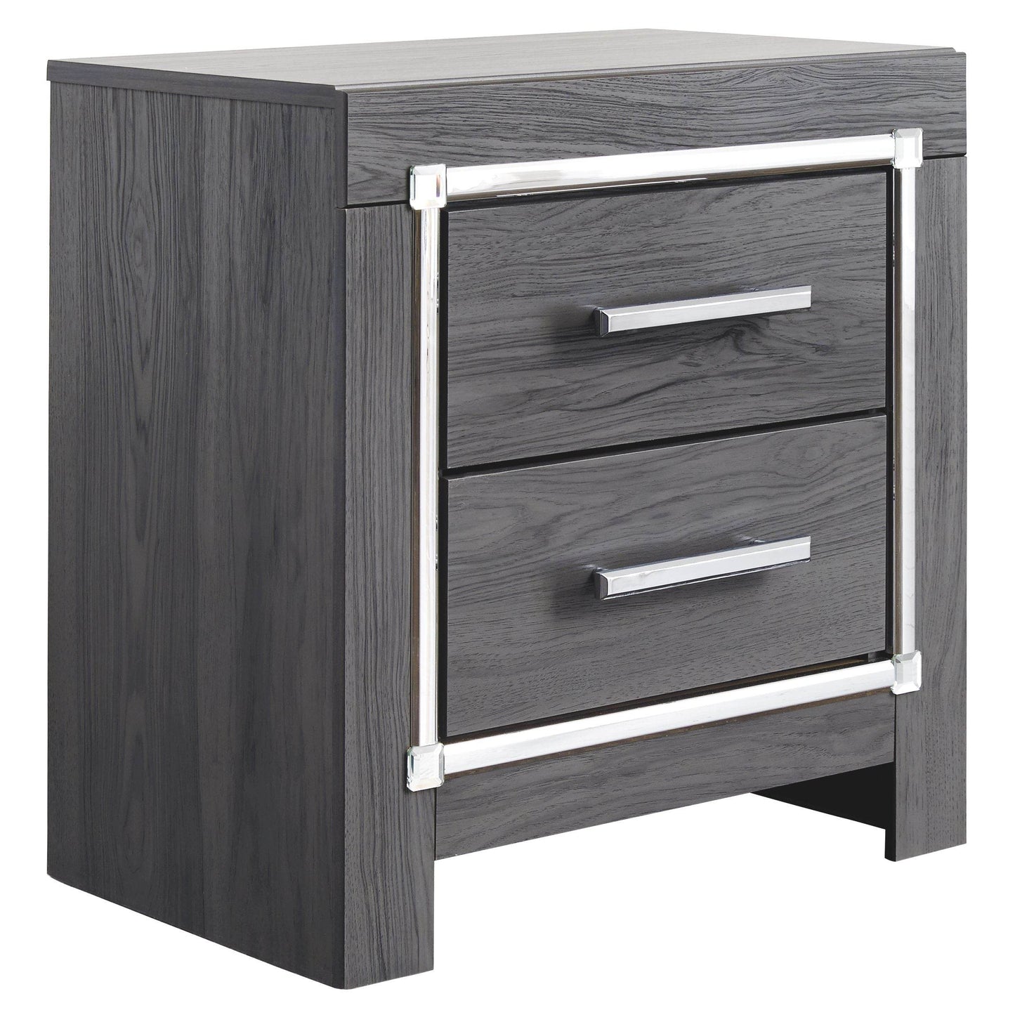 Lodanna - Gray - Two Drawer Night Stand - Forward Furniture