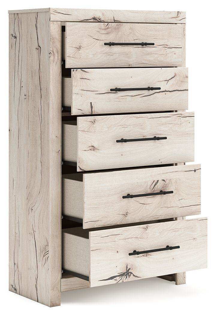 Lawroy - Light Natural - Five Drawer Chest - Forward Furniture