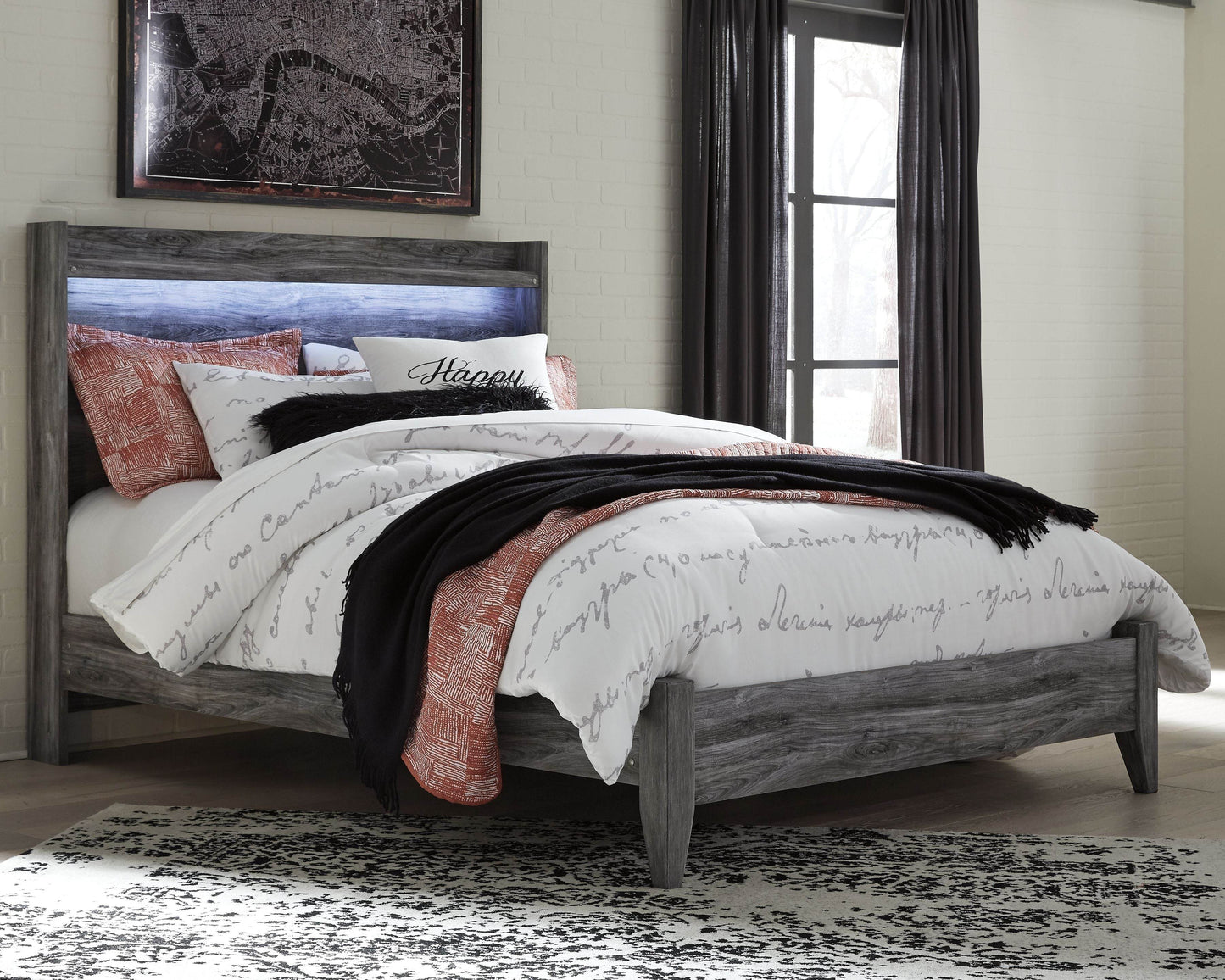 Baystorm - LED Panel Bed - Forward Furniture