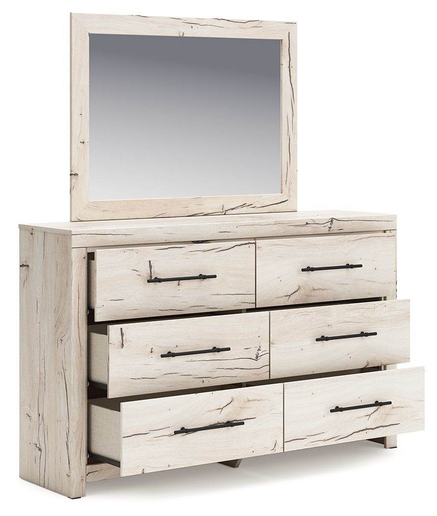 Lawroy - Light Natural - Dresser And Mirror - Forward Furniture