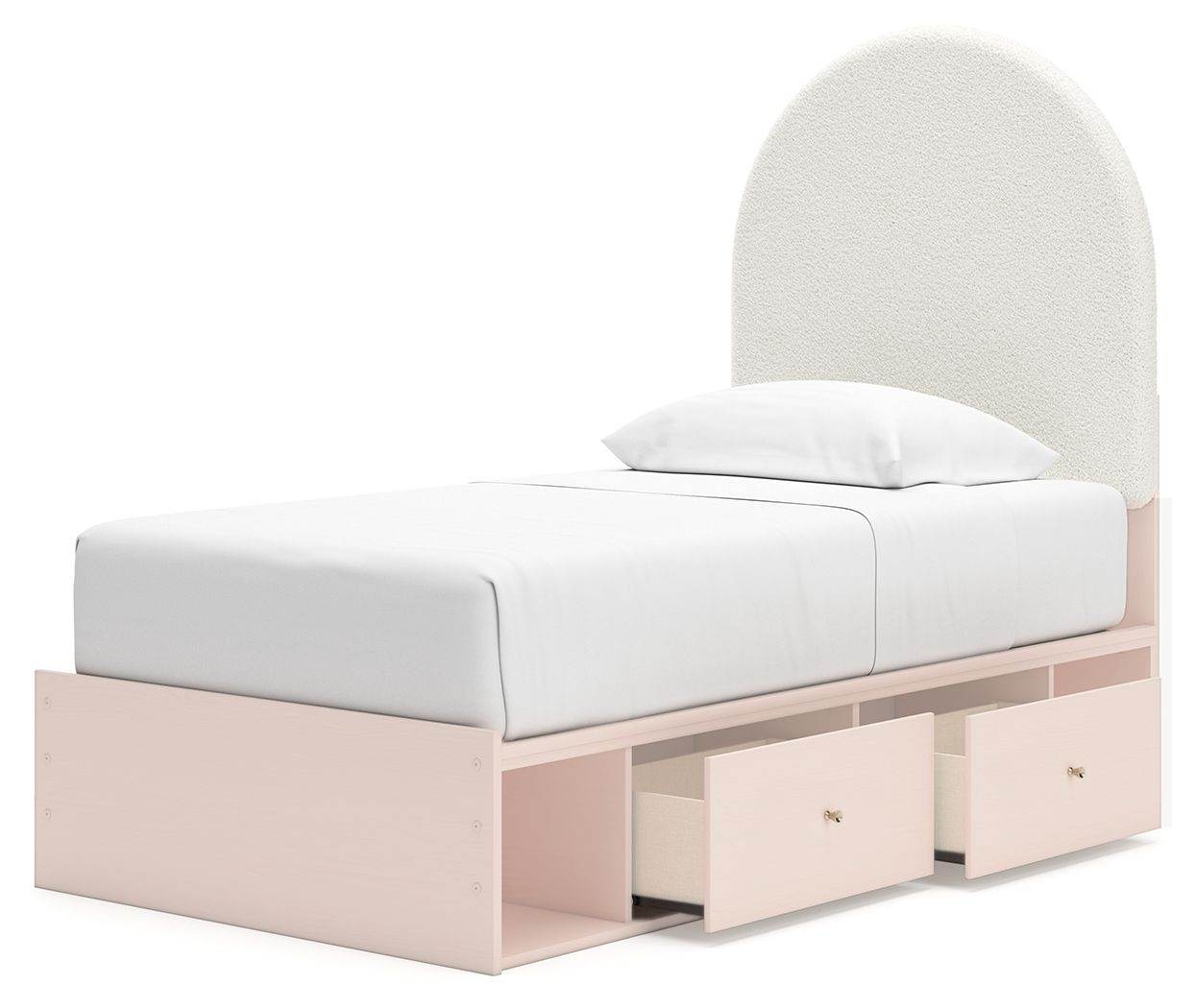 Wistenpine - Upholstered Panel Bed With Storage - Forward Furniture