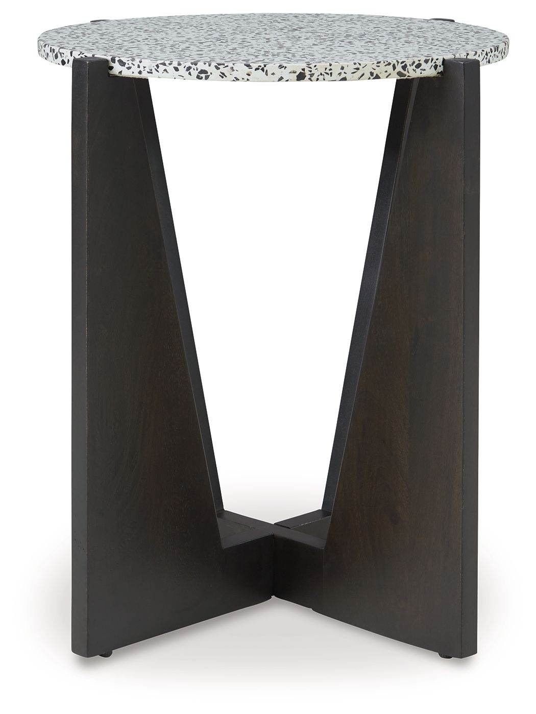 Tellrich - Black / White - Accent Table - Forward Furniture